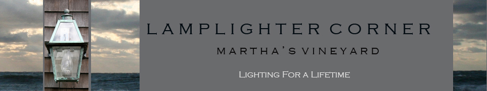 - Hand crafted copper and brass lamps and lanterns - Lamplighter Corner of Martha's Vineyard 